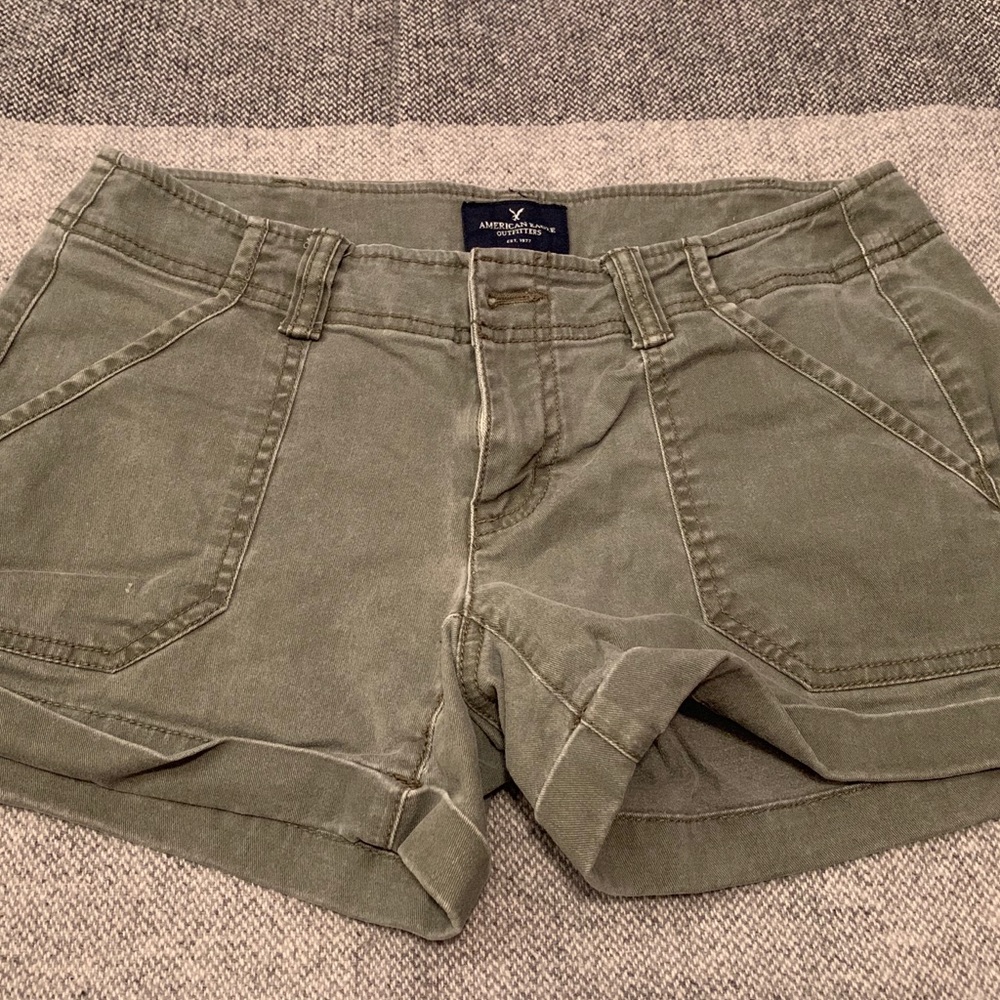 American Eagle Green Shorts